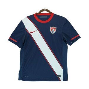 USA United States Soccer Authentic Team‎ Jersey Nike Dri-Fit Navy Blue & White M